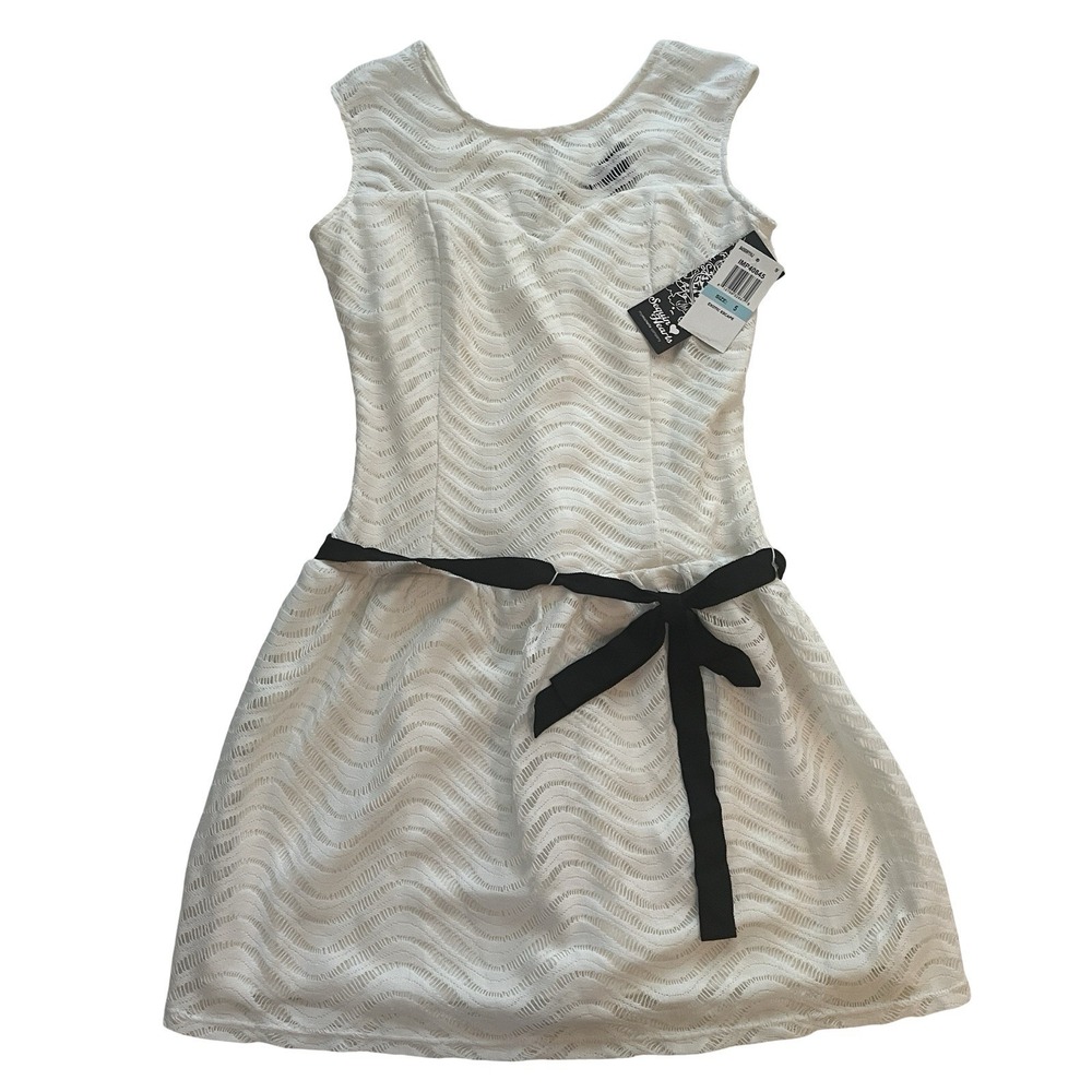 NWT Sequin Hearts MyMichelle Size 5 Exotic Escape Mini‎ Dress Tie Y2K 2000's